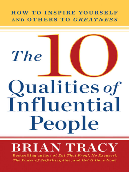 Title details for 10 Qualities of Influential People by Brian Tracy - Wait list